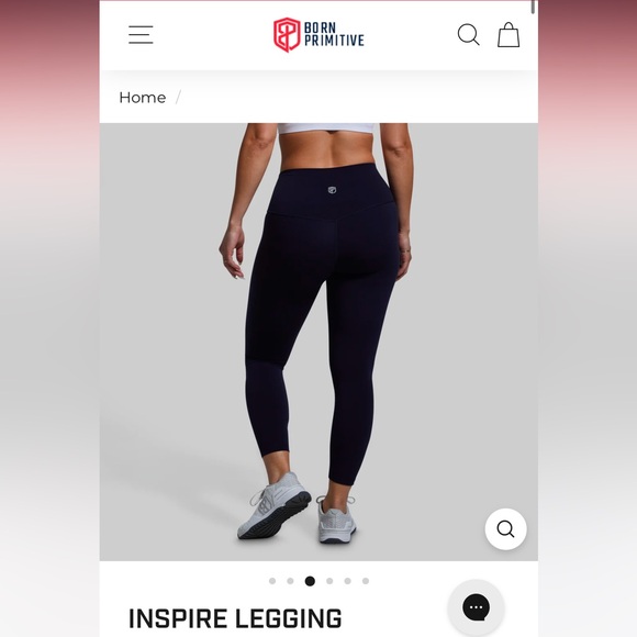 Born Primitive Women’s Leggings Size Large Navy Blue - Picture 5 of 5